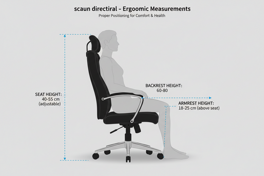 Ce înălțime trebuie să aibă un scaun directorial