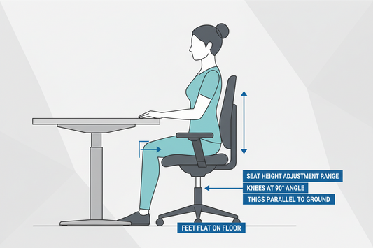 Ce înălțime trebuie să aibă un scaun ergonomic