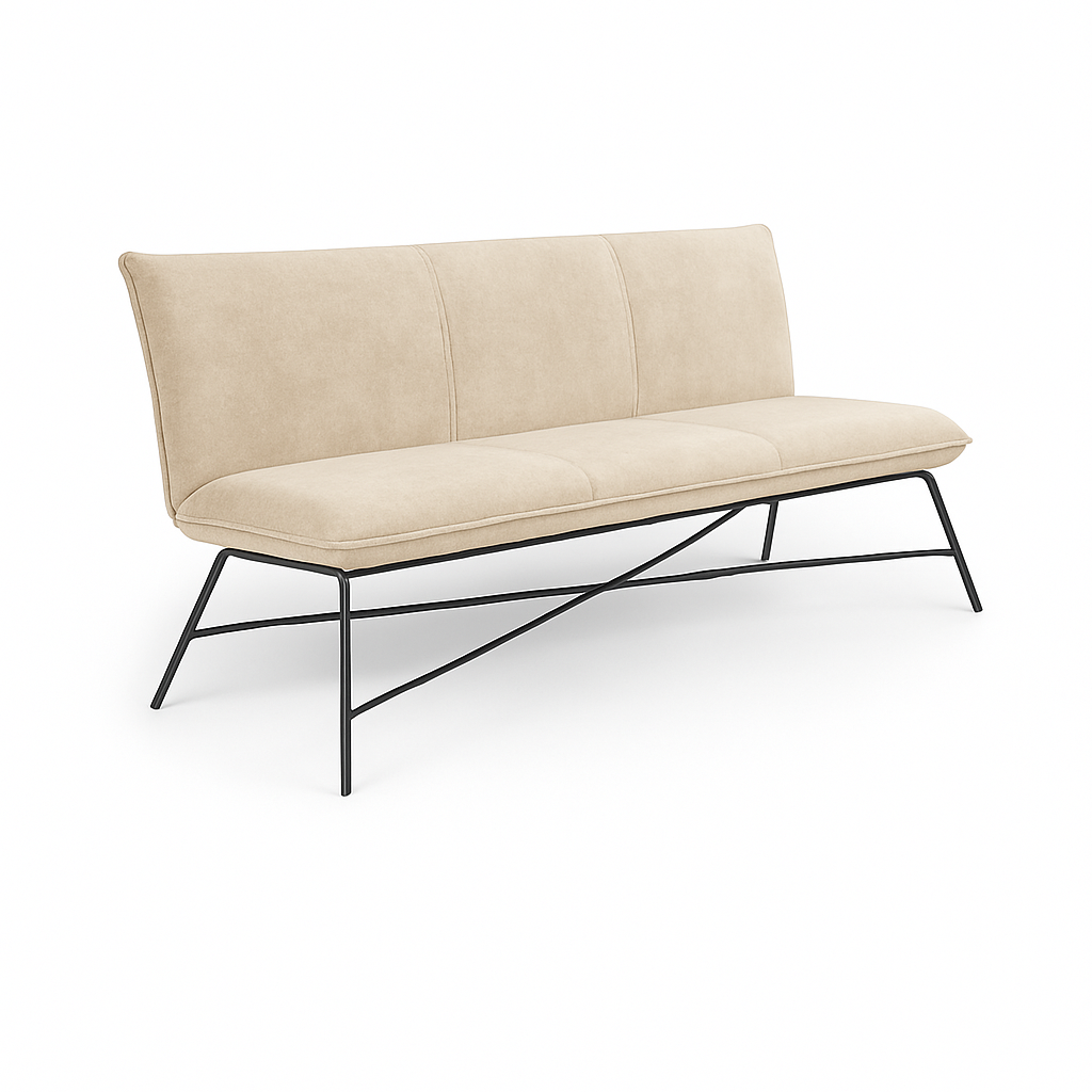 Bancheta catifea FLIP culoare NEGRU