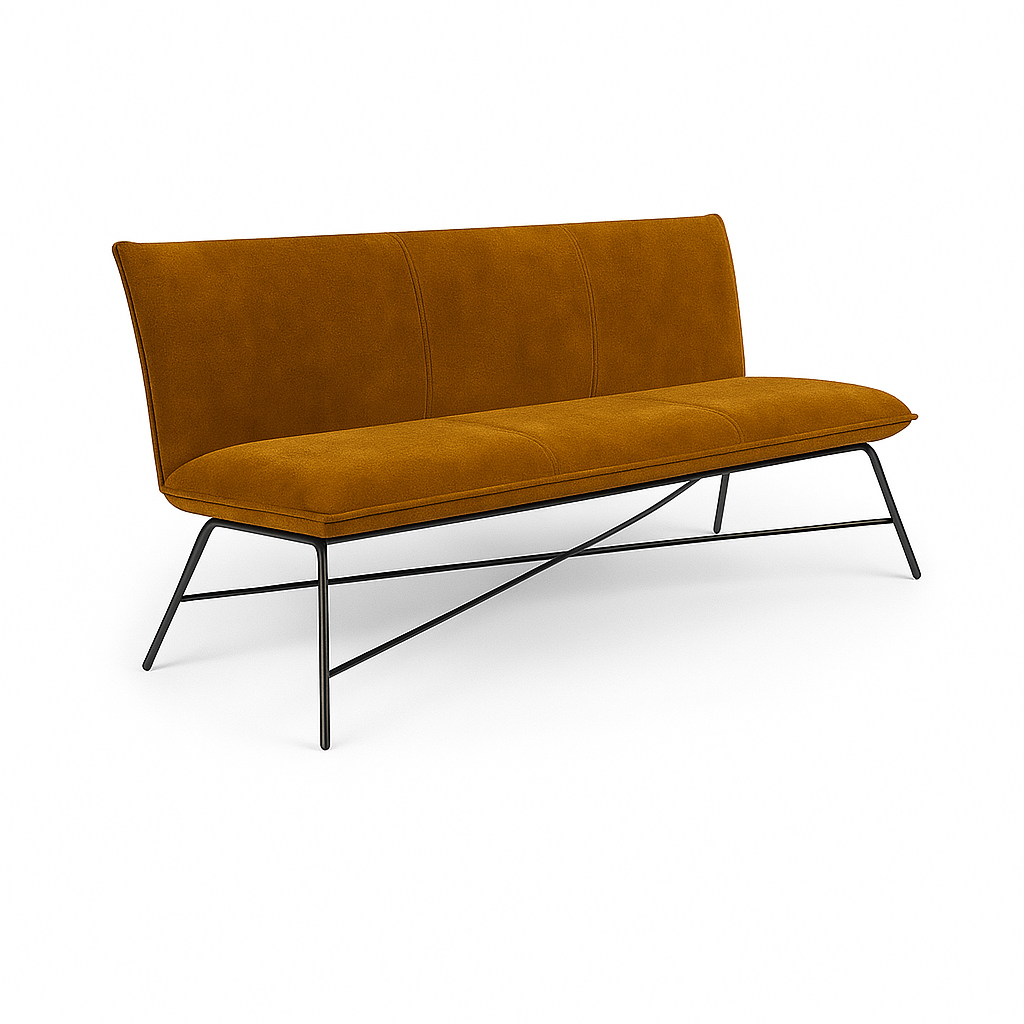 Bancheta catifea FLIP culoare VERDE