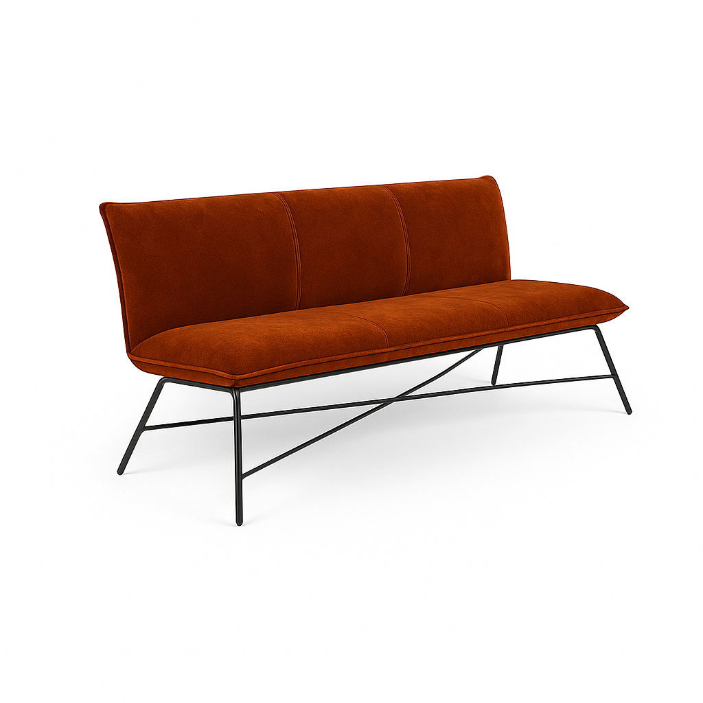 Bancheta catifea FLIP culoare NEGRU