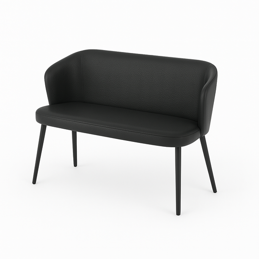 Bancheta piele BRUNO culoare NEGRU