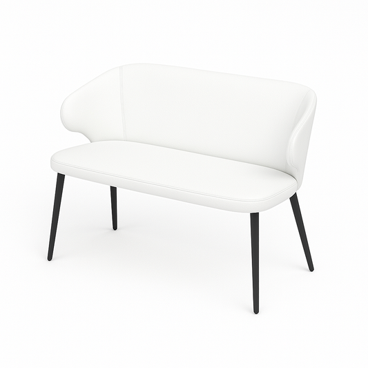 Bancheta piele CAPRICE culoare ALB