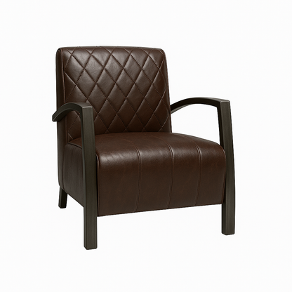 Fotoliu piele BRENDY | model DIAMOND