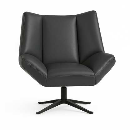 Fotoliu piele ANTRACIT | model STEA