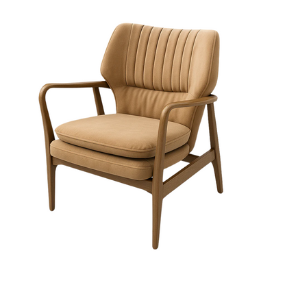 Fotoliu catifea NEAGRA | model VIA