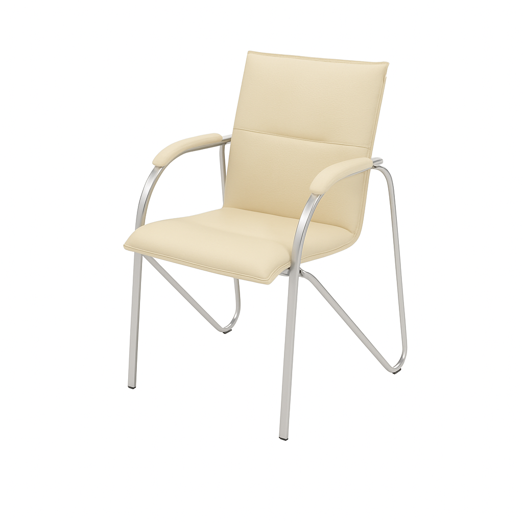 Scaun birou piele BEJ | model META