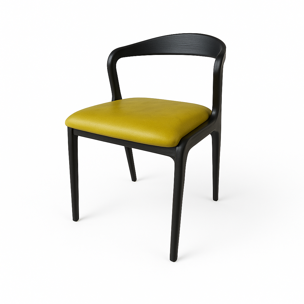 Scaun piele GALBENA model ELMO NA
