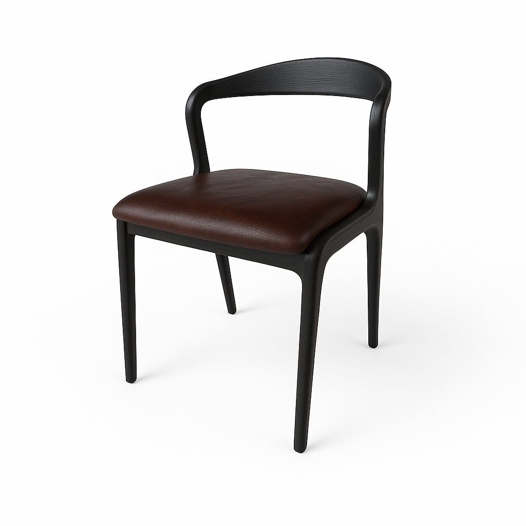 Scaun piele MARO INCHIS | model ELMO NA