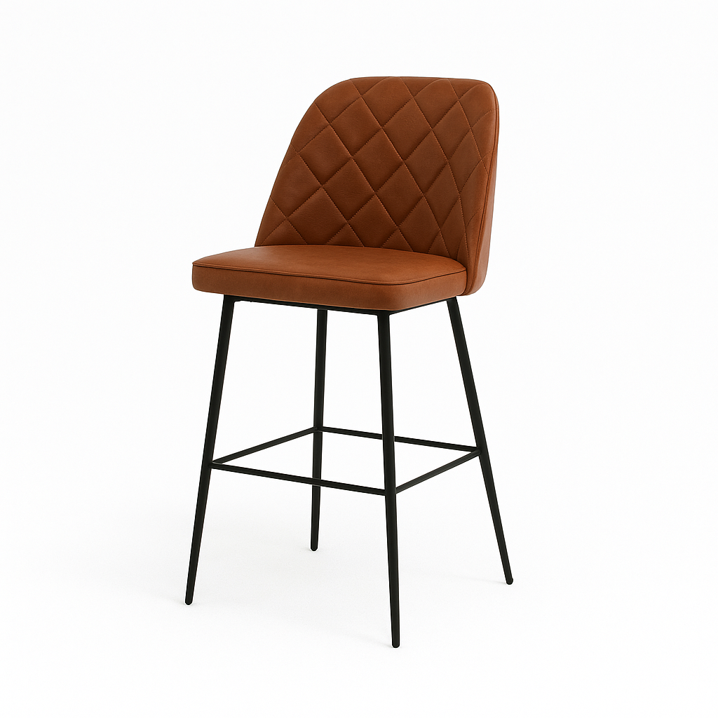 Scaun bar piele naturala ROSIE | model FOX