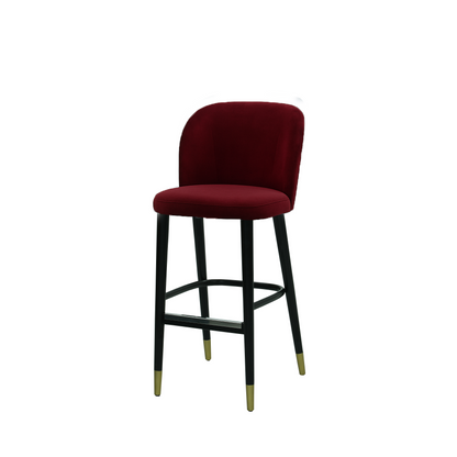 Scaun bar catifea ALBASTRA | model SAM