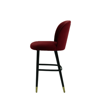 Scaun bar catifea ALBASTRA | model SAM