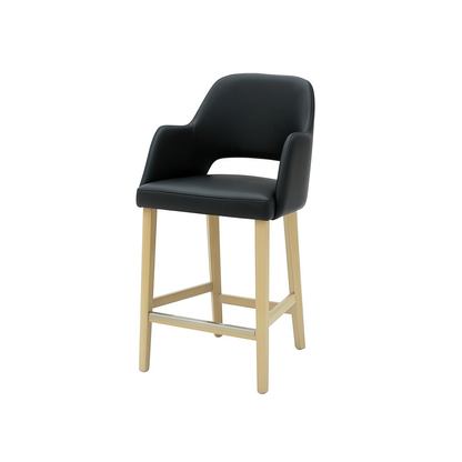 Scaun bar piele naturala | model APRIL