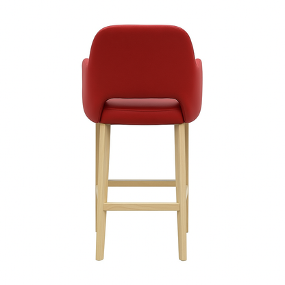 Scaun bar piele naturala | model APRIL