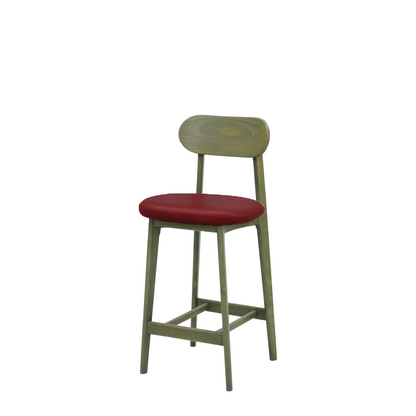 Scaun bar piele BORDO | model CLEO