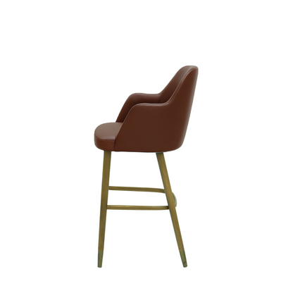 Scaun bar piele ALBASTRA | model PINO