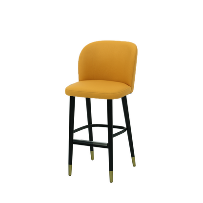 Scaun bar piele VERDE | model SAM