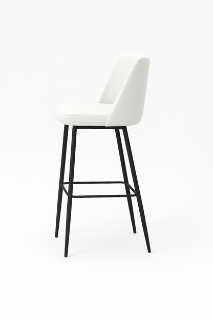 Scaun bar piele VERDE | model SOLO