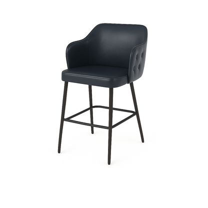 Scaun bar piele VERDE | model TEONA