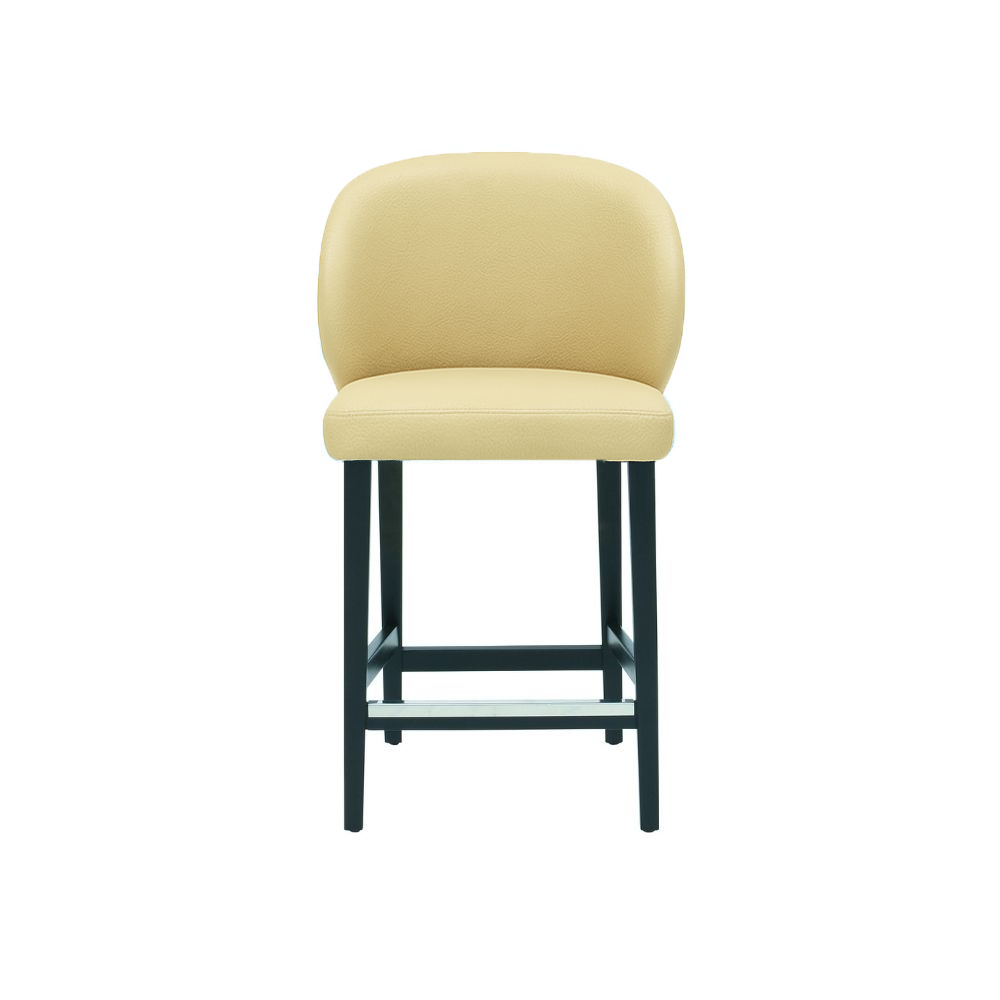 Scaun bar piele naturala VERDE | model CAPRICE