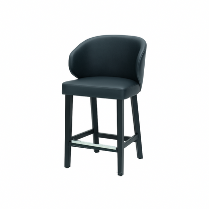 Scaun bar piele naturala GALBENA | model CAPRICE