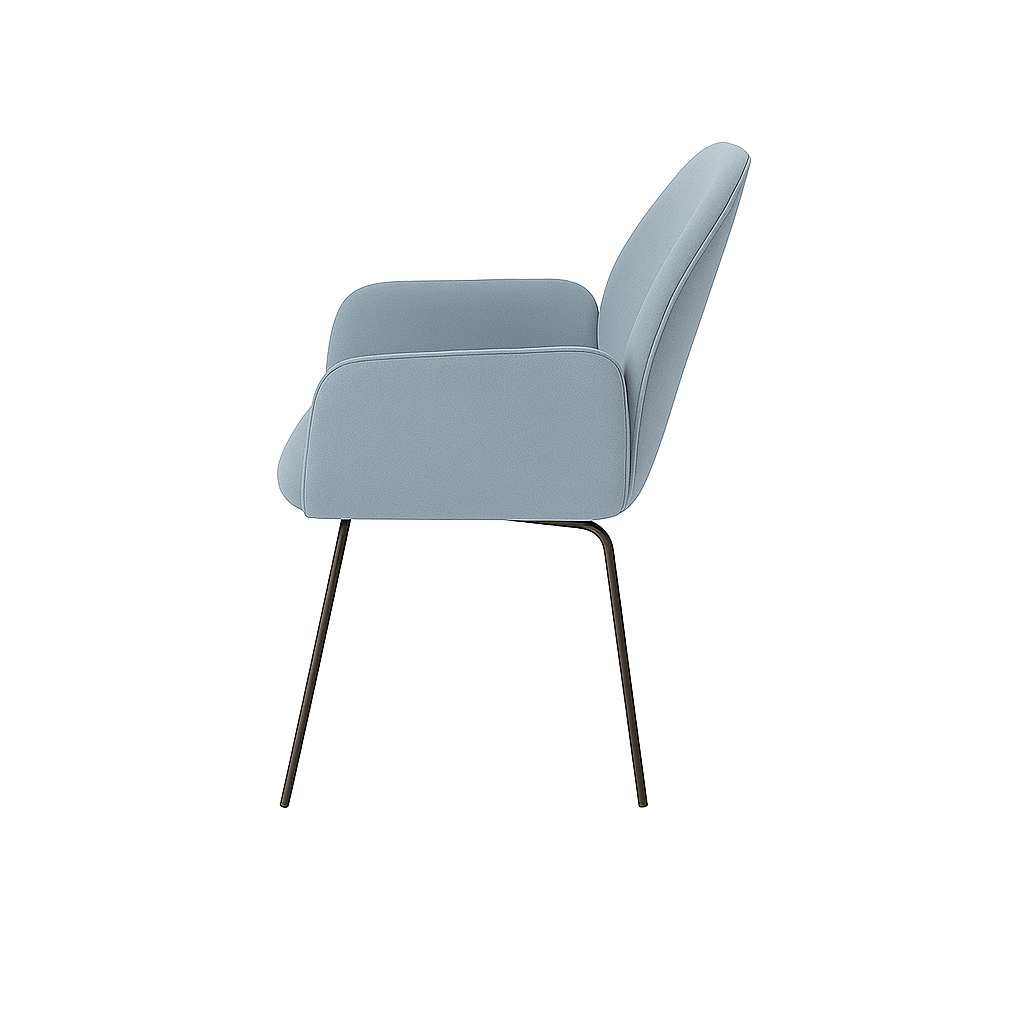 Scaun catifea ALBASTRA | model PETRA