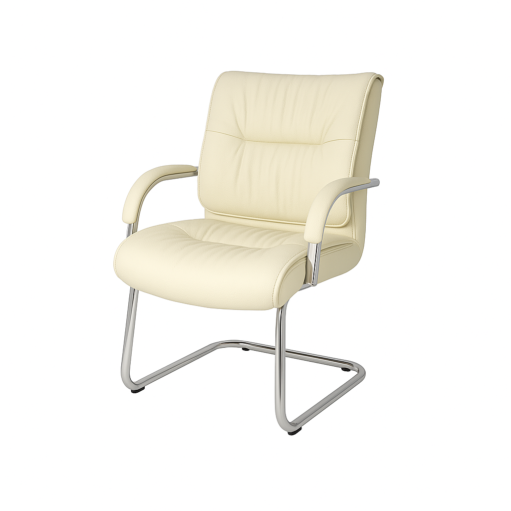 Scaun birou piele BEJ | model BIG STAR V