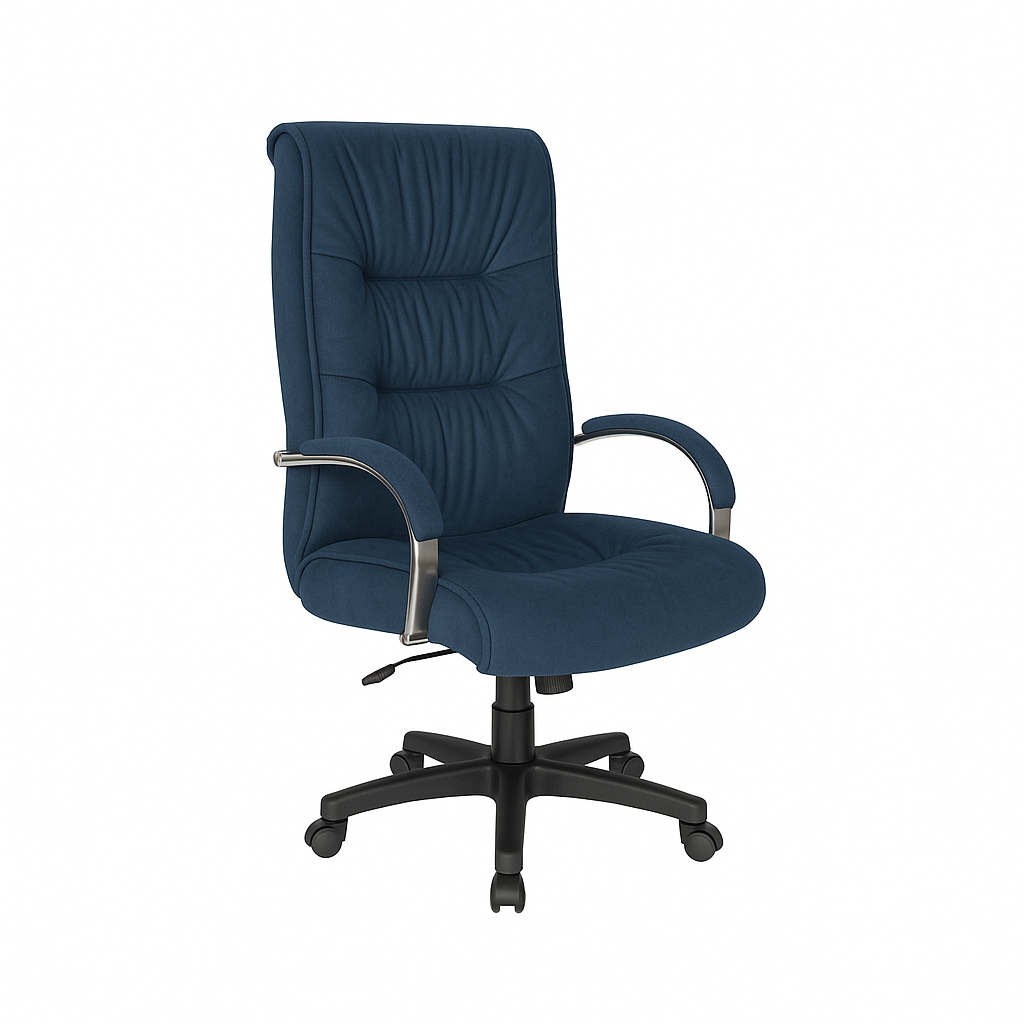 Scaun directorial catifea ALBASTRA | model BIG STAR P