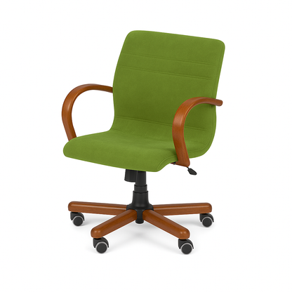 Scaun birou catifea VERDE | model GOLD O