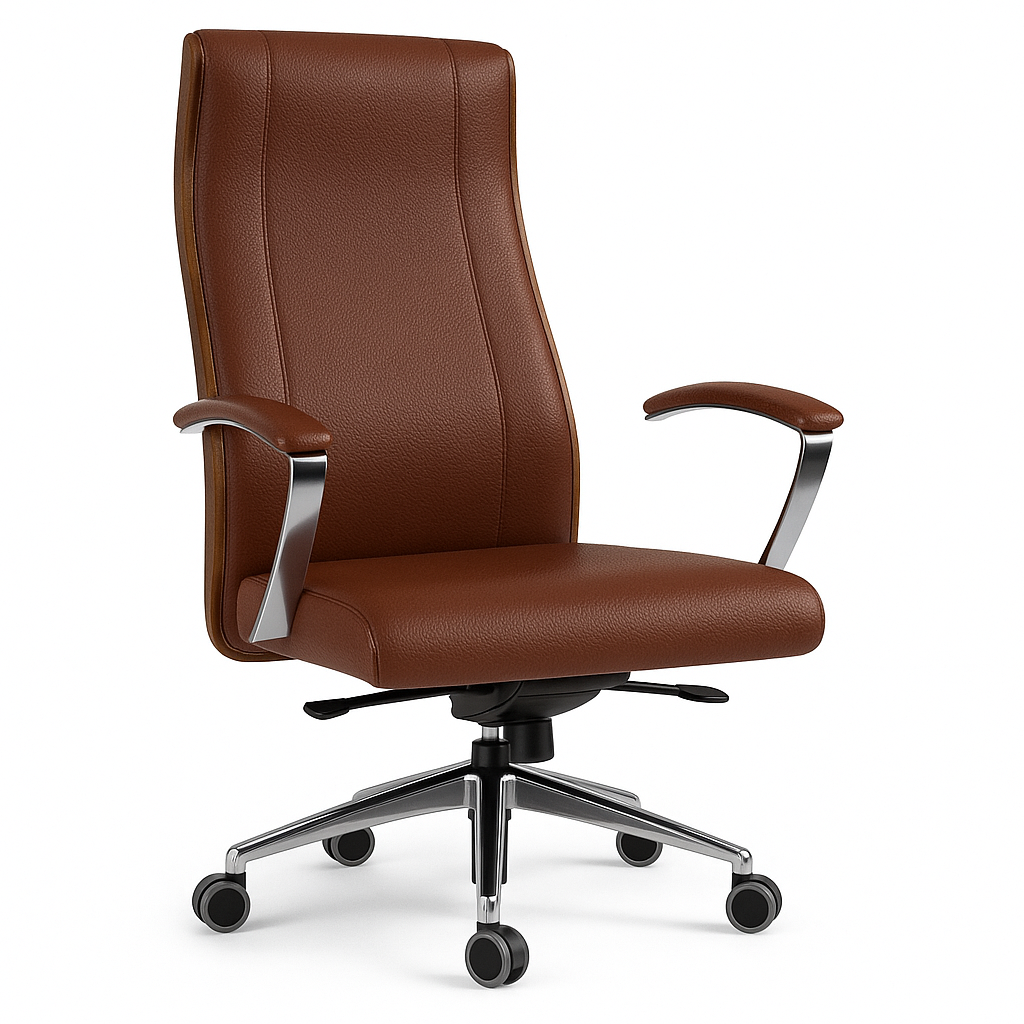 Scaun birou piele MARO | model BOSS P