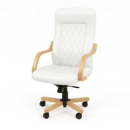 Scaun birou piele ALBA | model DONALD P