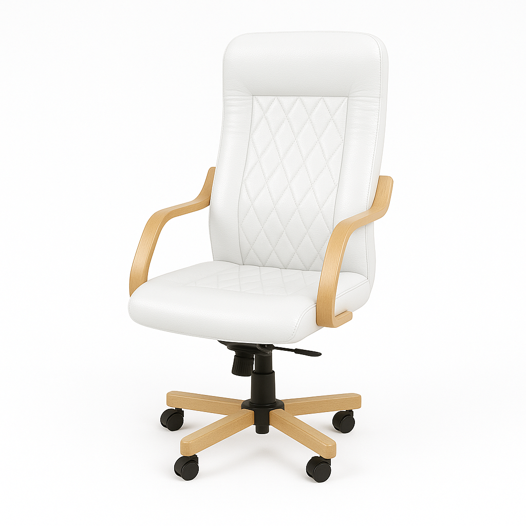 Scaun birou piele ALBA | model DONALD P
