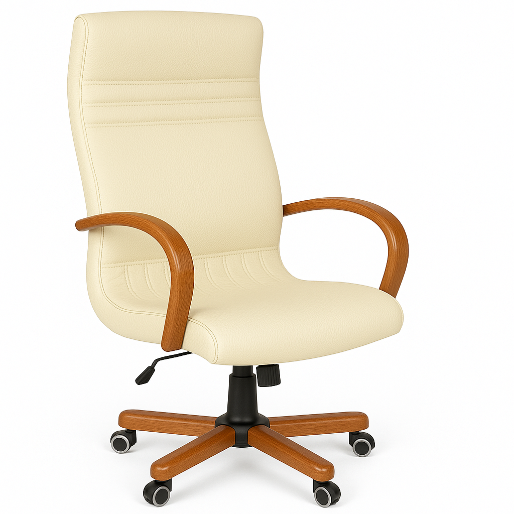 Scaun birou piele ALBASTRA | model GOLD P