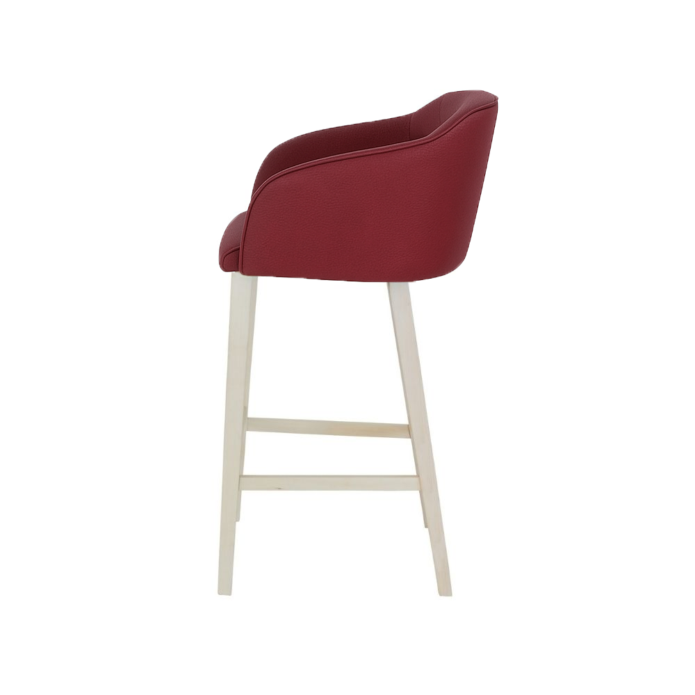 Scaun bar piele naturala | model CROCO