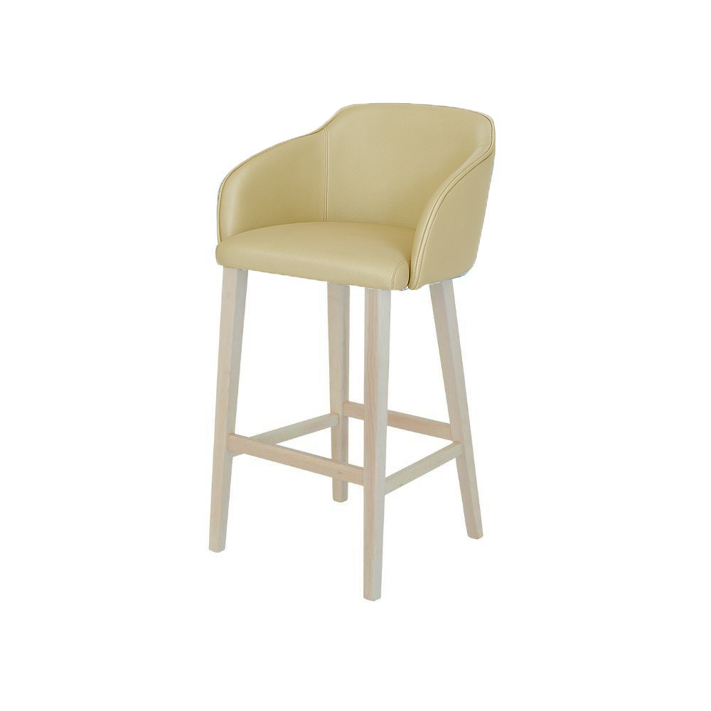 Scaun bar piele naturala | model CROCO