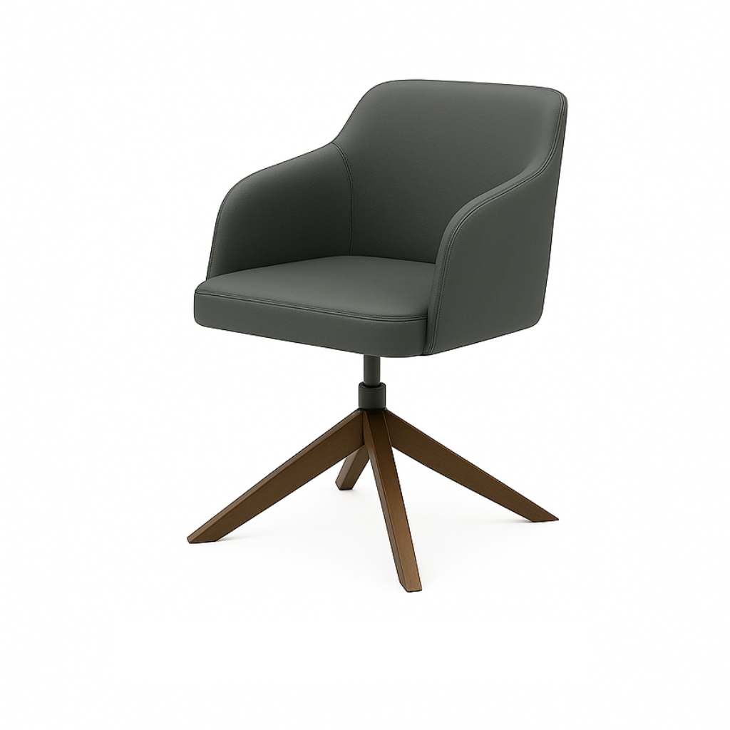 Scaun piele VERDE | model ROBI