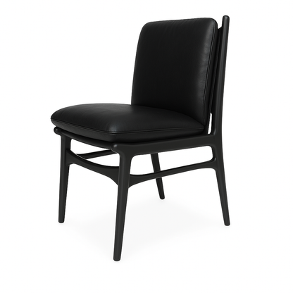 Scaun piele NEAGRA | model ALDO NA