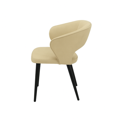 Scaun piele GALBENA | model CASIUS