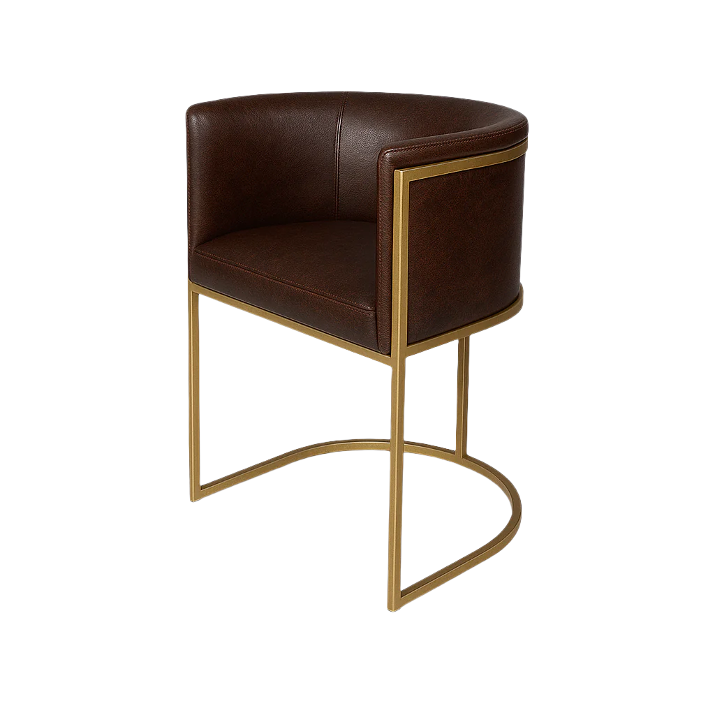 Scaun piele MARO INCHIS | model ENRI