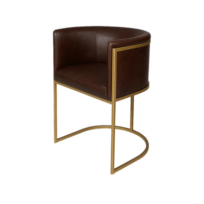 Scaun piele MARO INCHIS | model ENRI