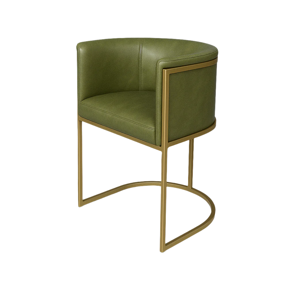 Scaun piele VERDE | model ENRI