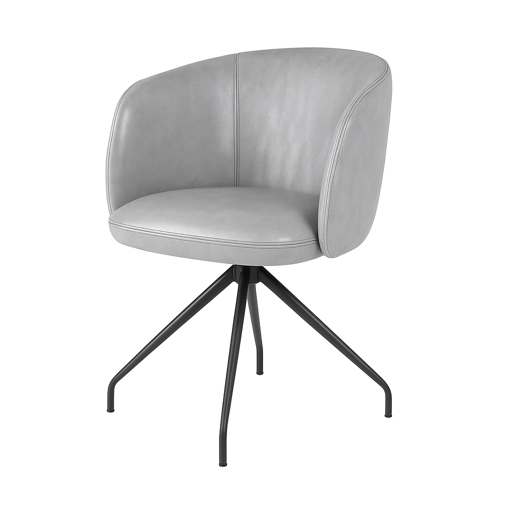 Scaun piele GRI | model ZURLI